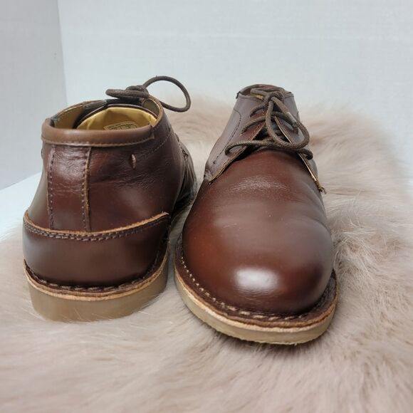 Kenneth Cole New York Real Deal Crazy Horse Brown Chukka Boots Shoes Size 7 - Picture 7 of 10